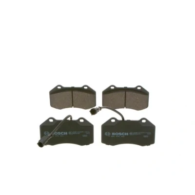 Abbildung von BOSCH 0 986 494 903 Bremsbelagsatz Low Metallic mit integriertem Verschleißwarnkontakt ABARTH: Punto Evo, Grande Punto,