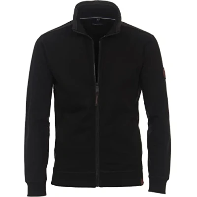 Abbildung von CASAMODA Sewatjacke Langarm mit Reißverschluss schwarz Gr. M