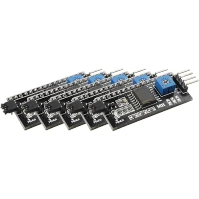 Abbildung von HALJIA 5 PCS LCD1602 Adapter Board Modul IIC I2 C TWI SPI serielle Schnittstelle DC V Kompatibel mit Arduino 1602 2004 LCD Display