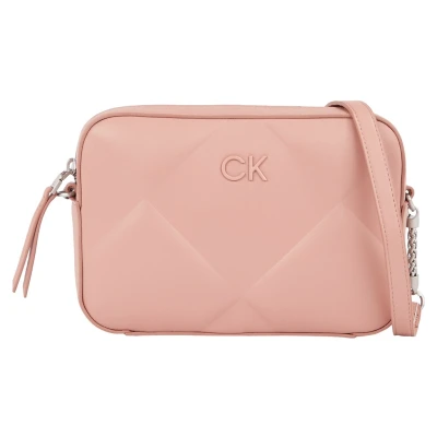 Abbildung von Calvin Klein RE LOCK Quilt Camera BAG Umhängetasche, Damen, Größe: One Size, Ash rose