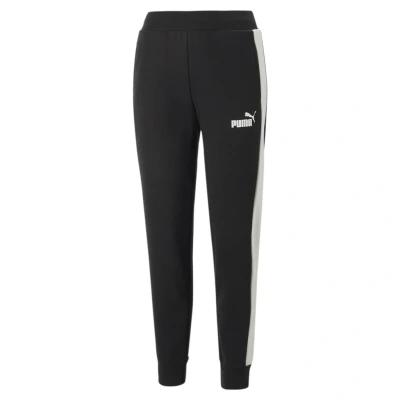 Abbildung von Puma Around THE Block Jogginghose, Damen, Größe: Medium, Black white