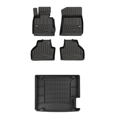 Abbildung von FROGUM ProLine 3D EIN Satz Gummimatten Exklusiven Auto Fußmatten und Kofferraumwanne Kofferraummatte für BMW X3 F25 2010 2017 Die höchsten Kanten