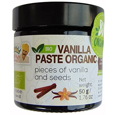 Abbildung von Vanilla Paste BIO, Bean / Bio Vanille Pure Vanilleschotenpaste Bourbon Sorte von Madagascar Gourmet /50 g ROYAL BRAND