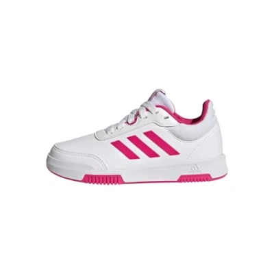 Abbildung von adidas Unisex Tensaur Sport Training Lace Shoes Laufschuhe, Cloud White/Real Magenta/Core Black, 38 2/3 EU