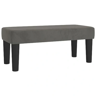 Abbildung von vidaXL Sitzbank Dunkelgrau 70x30x30 cm Samt