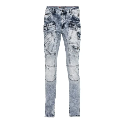 Abbildung von Cipo &amp; Baxx Jeans Slim Fit, Herren, Größe: 30x32, Blau