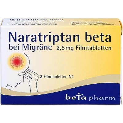 Abbildung von Naratriptan beta bei Migräne 2,5 mg Film 2 St