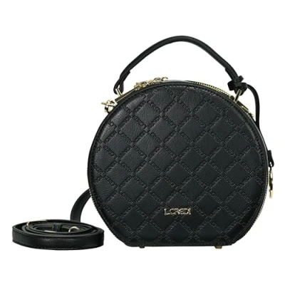Abbildung von L.CREDI Women&#039;s FILIBERTA Handbag, schwarz