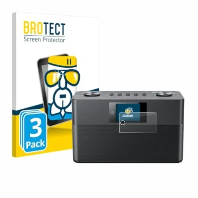 Abbildung von BROTECT Schutzglas für Kenwood Smart Radio CR ST100S B (3 Stück) Schutzfolie Panzer Folie Glas [Extrem Kratzfest 9H, Anti Fingerprint,