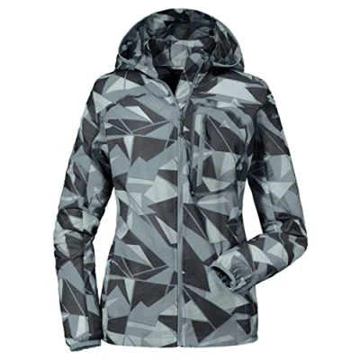Abbildung von Schöffel Damen Windbreaker Jacke AOP L, Monument, 34