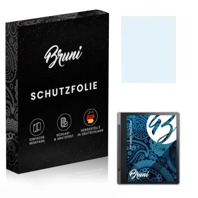 Abbildung von Bruni Schutzfolie kompatibel mit Lenovo Smart Paper Folie, glasklare Displayschutzfolie (2X)