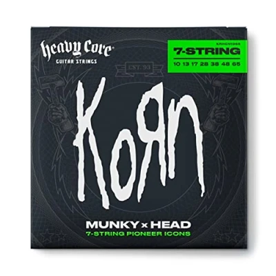 Abbildung von Jim Dunlop Core Korn Gitarrensaiten 10/65 7 Stück, KRHCN1065, nickel