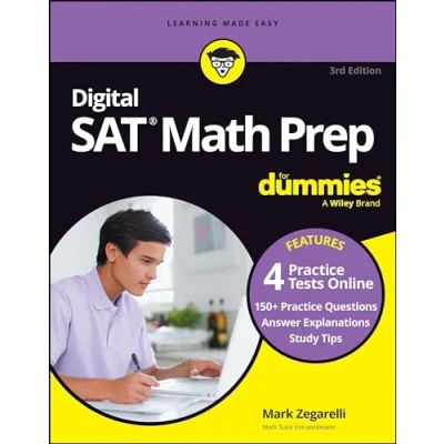 Abbildung von Digital SAT Math Prep for Dummies: Book + 4 Practice Tests Online, Updated the NEW Format
