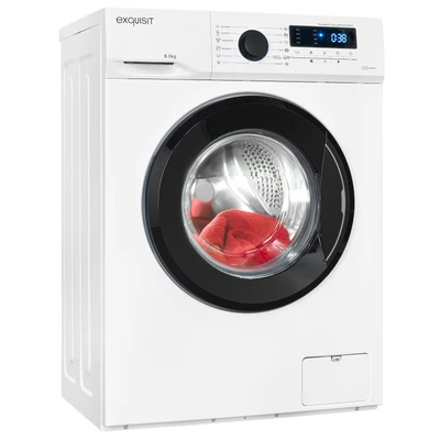 Abbildung von exquisit Waschmaschine &quot;WA8014 020A weiss&quot;, 8 kg, 1400 U/min