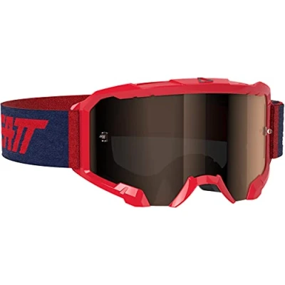 Abbildung von Leatt Motocross Brille Velocity 4.5 Iriz Anti Fog, Rot Blau, 2030