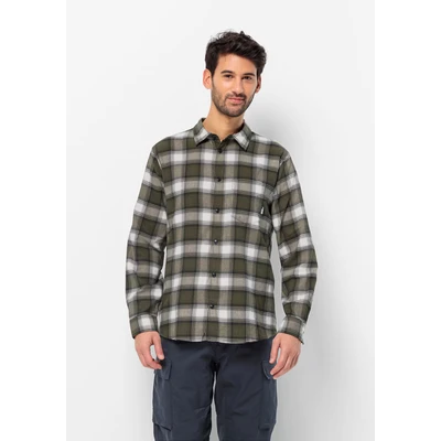 Abbildung von Jack Wolfskin Wanderweg Hemd Island moss, Herren, Größe: Large, moss