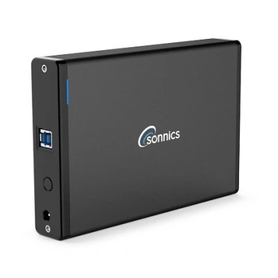 Abbildung von Sonnics 4TB Externe Festplatte Schwarz USB 3.0, hohe Geschwindigkeit, für Xbox One/PS4/Windows PC/Mac