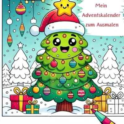 Abbildung von Mein Adventskalender zum Ausmalen: Mit stärkeren Seiten