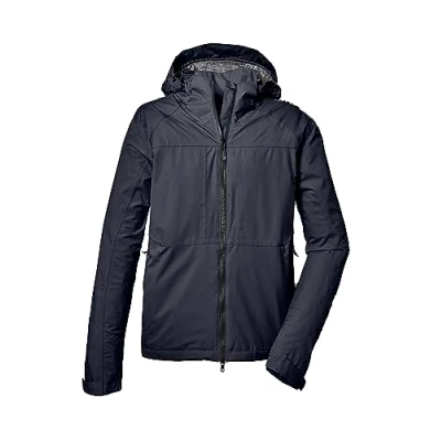 Abbildung von killtec Herren Funktionsjacke/Outdoorjacke mit abzippbarer Kapuze KOS 12 MN JCKT, dunkelnavy, XL, 41261 000