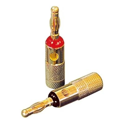Abbildung von Dynavox Bananenstecker x 4005 2 rot / 2X schwarz