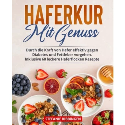 Abbildung von Haferkur mit Genuss: Durch die Kraft von Hafer effektiv gegen Diabetes und Fettleber vorgehen. Inklusive 60 leckere Haferflocken Rezepte