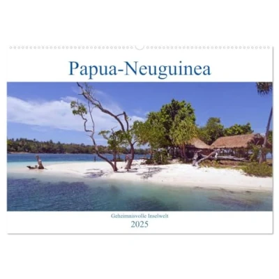 Abbildung von Papua Neuguinea Geheimnisvolle Inselwelt (Wandkalender 2025 DIN A2 quer), CALVENDO Monatskalender