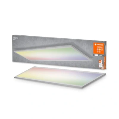 Abbildung von LEDVANCE LED WiFi Deckenleuchte weiß, 28W, 3000 6500K, 45x45 cm, Wandleuchte dimmbar, RGB Technologie, Smart+ Planon, steuerbar über App oder Sprachassistenten wie Alexa Google,1 Stück (1er Pack)