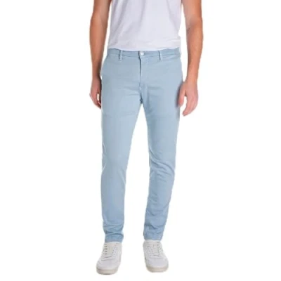 Abbildung von Replay Herren Zeumar Hyperchino Color Xlite Jeans, 579 Sky Grey, 33W x 30L