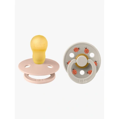 Abbildung von BIBS Studio Colour Ladybug Schnuller 2er Pack Latex Größe 3, Blush
