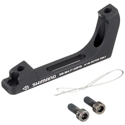 Abbildung von Shimano Unisex Erwachsene Scheibenbremsadapter 08179111 Scheibenbremsadapter, Schwarz, 140 mm