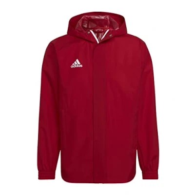 Abbildung von adidas Performance Entrada 22 Allweather Jacket Regenjacke / wasserabweisende Jacke, Herren, Größe: Large, Team power red