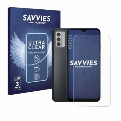 Abbildung von Savvies 6 Stück Schutzfolie für Nokia G42 5G (Display+Kamera) Displayschutz Folie Ultra Transparent
