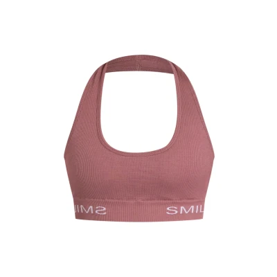 Abbildung von Smilodox Azura Sportbh mit mittlerer Stützkraft, Damen, Größe: Medium, Altrosa