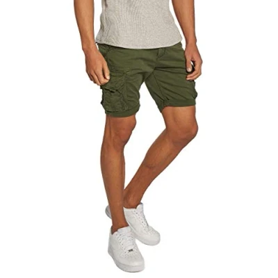Abbildung von Alpha Industries CREW Patch Shorts, Herren, Größe: 28, Dark oliv
