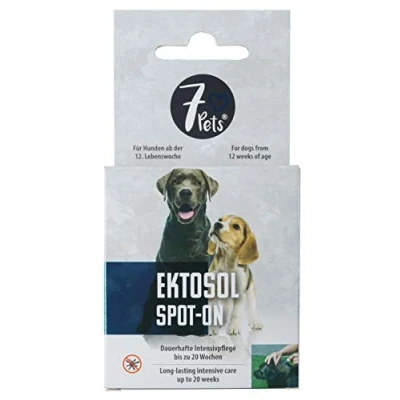 Abbildung von 7Pets Zeckenschutzmittel Ektosol Spot on für Hunde 10 ml