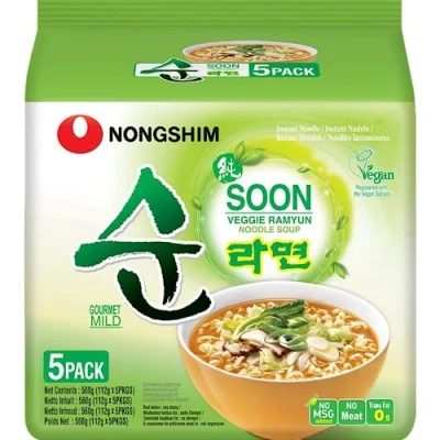 Abbildung von NONGSHIM Instant Nudeln Soon Veggie (5 X 112 GR)