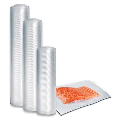Abbildung von CASO Profi Vakuumfolien Set 2/50 x Beutel 30x40cm1x Rolle 20x600cm1x 28x600cm1x 30x600cm, für Vakuumierer, sehr stark &amp; reißfest, aromadicht, kochfest, wiederverwendbar