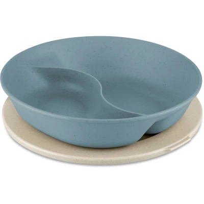 Abbildung von KOZIOL Teller CONNECT SEPAREE, (1 St), CO² neutral, Made in Germany. Biozirkulärer Kunststoff, 1,5 L