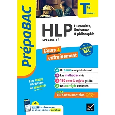 Abbildung von Prépabac HLP Tle générale (spécialité) Bac 2025: cours, méthodes &amp; sujets corrigés (programme de Terminale)