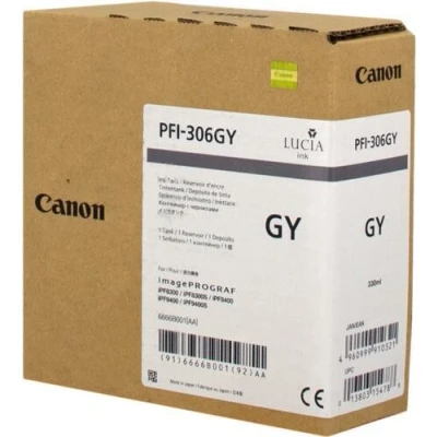 Abbildung von Canon PFI 306GY Grau Druckerpatrone