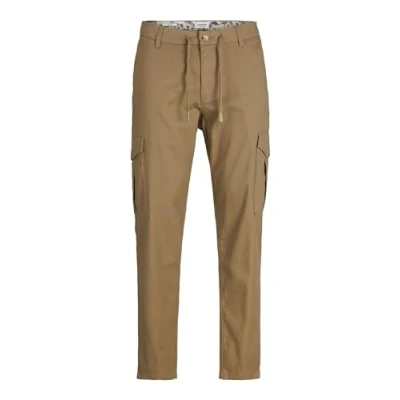 Abbildung von JACK&amp;JONES Herren JPSTACE JJSUMMER Cargo Cargohose, Elmwood, 32W x 36L