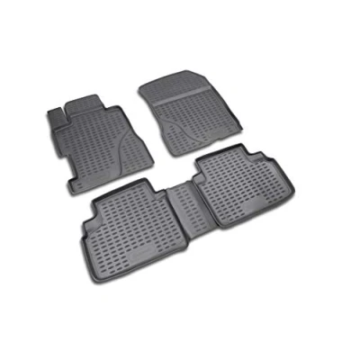 Abbildung von Element Passgenaue Premium 3D Gummimatten Fussmatten passend für Honda Civic, Mk8 VIII, 2005 2012, Limousine, 4 TLG.
