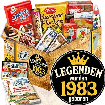 Abbildung von Legenden 1983 Ost Süßigkeiten Geschenke