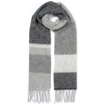 Abbildung von Cinque Strickschal &quot;ASTER&quot;, aus kuschelweichem Materialmix, Streifenoptik, made in Italy
