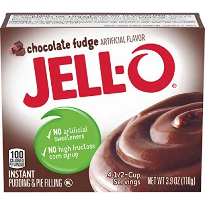 Abbildung von Jell O Instant Pudding and Pie Filling, Chocolate Fudge, 3.9 Ounce Boxes (Pack of 6)