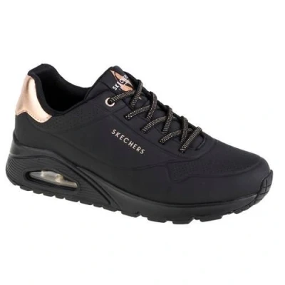 Abbildung von Skechers Damen UNO Shimmer Away Sneakers, Schwarz, 40 EU