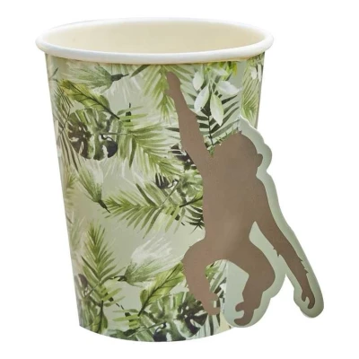Abbildung von Tasse Lets go Wild Monkey 265ml pro 8 Stück
