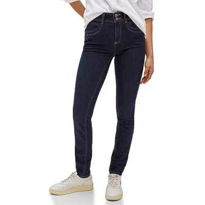 Abbildung von Street One Slim FIT Jeans Fit, Damen, Größe: 25x30, Blau