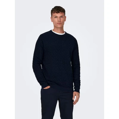Abbildung von ONLY &amp; SONS Rundhalspullover &quot;ONSKALLE REG 12 STRUC CREW KNIT NOOS&quot;