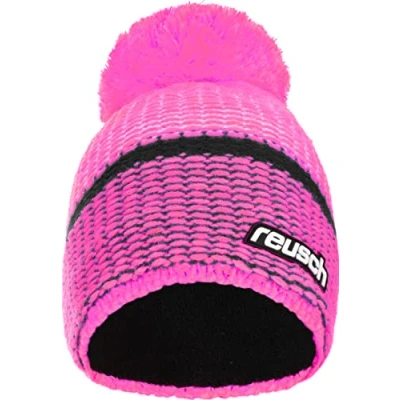 Abbildung von Reusch NOAH Mütze knockout pink white, Größe: One Size, white